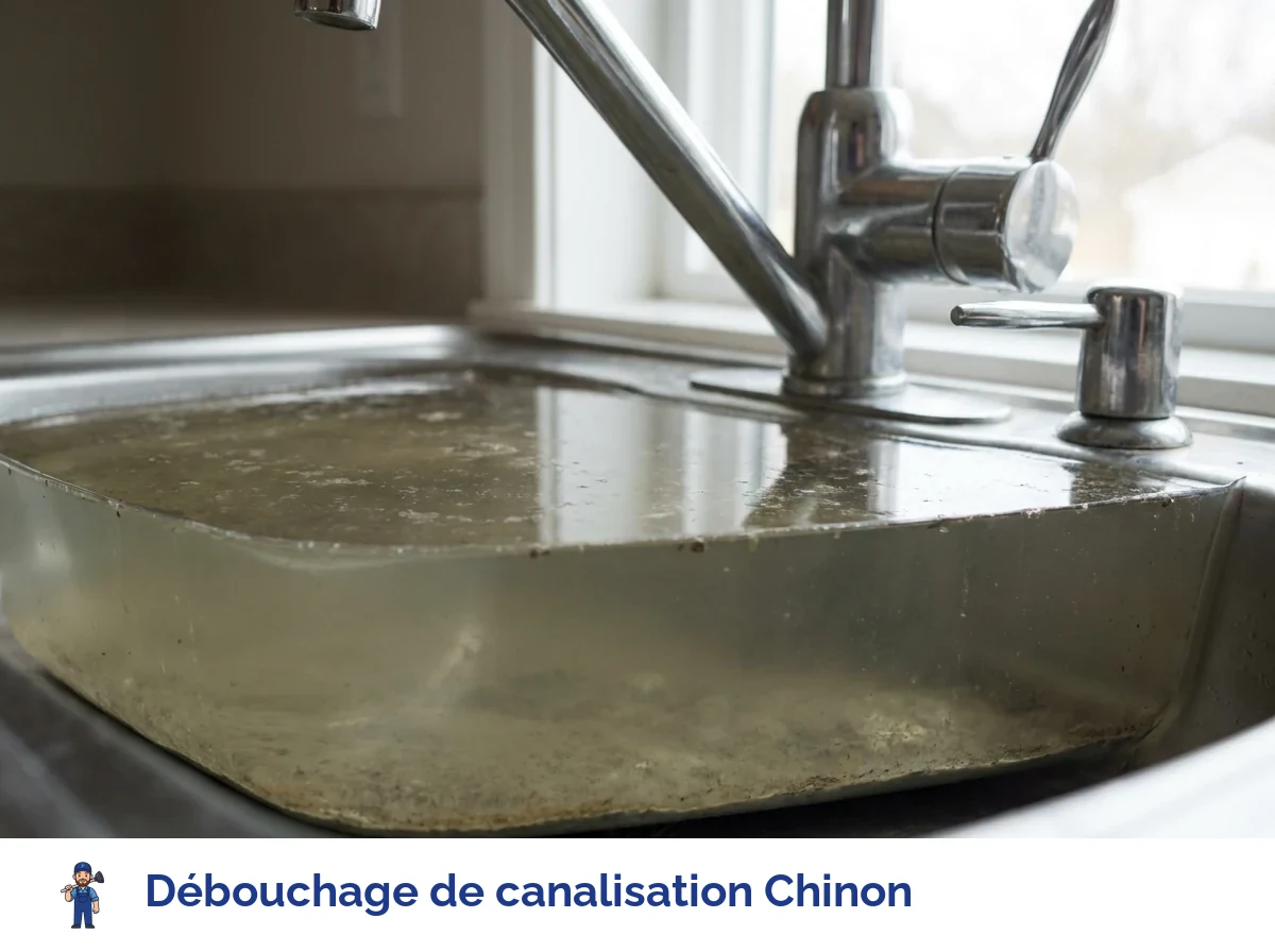 Débouchage de canalisation à Chinon