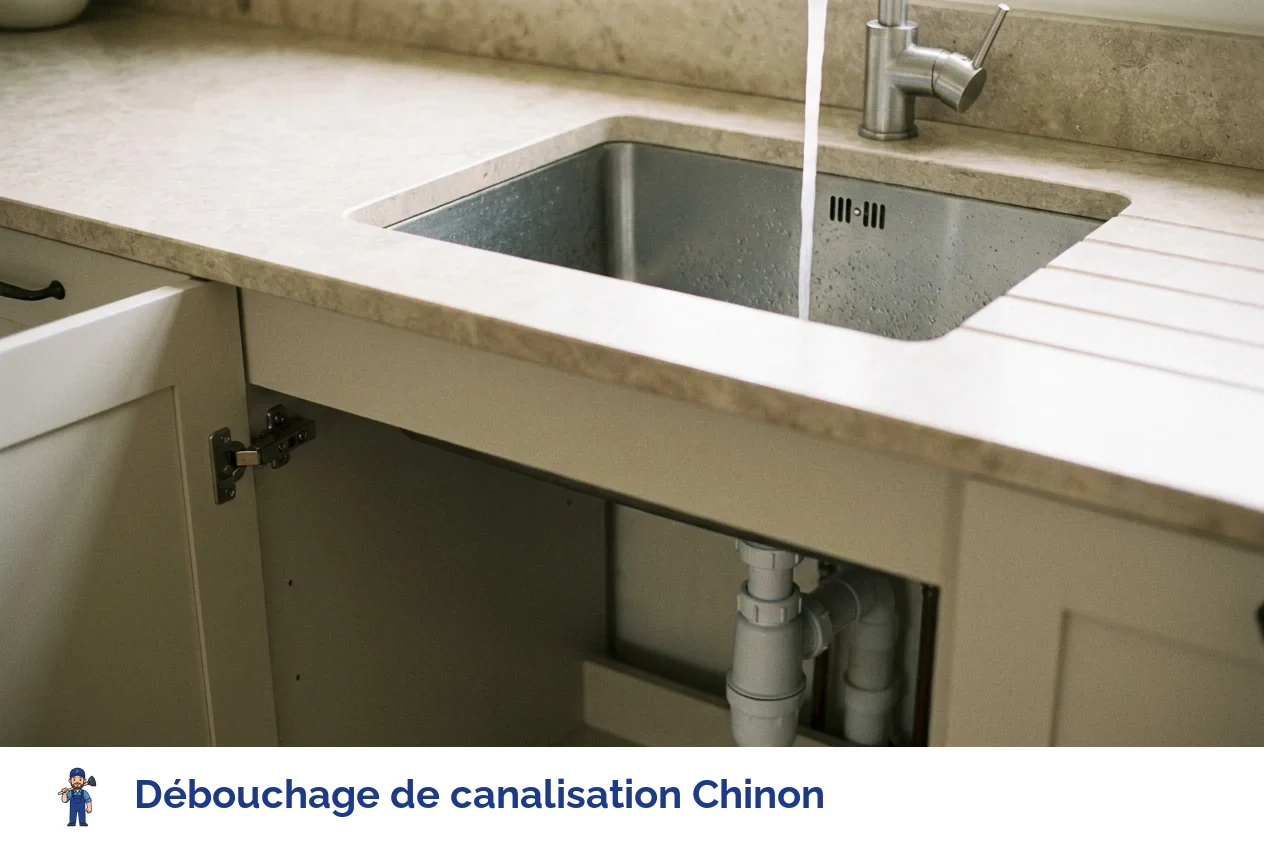 Débouchage de canalisation à Chinon