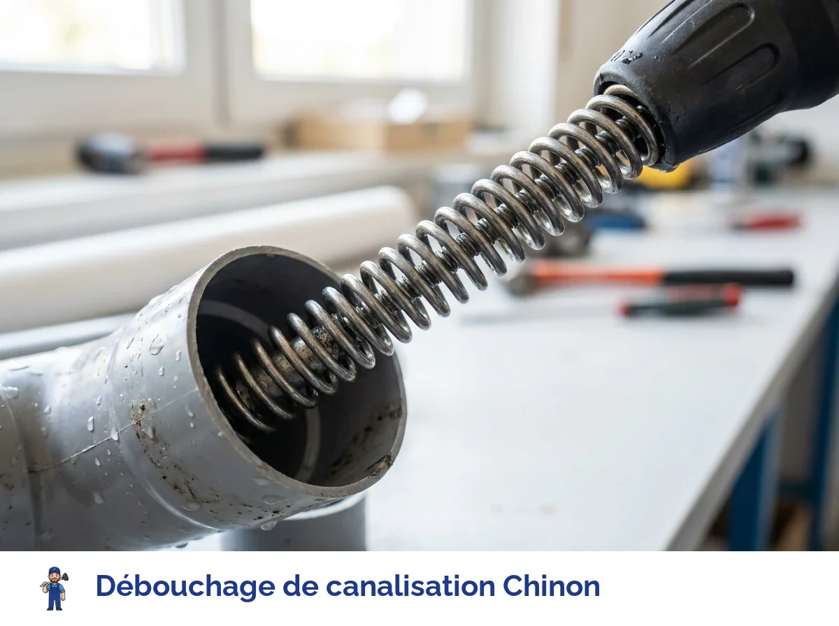 Débouchage de canalisation à Chinon