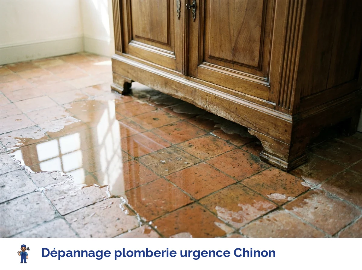 Dépannage plomberie urgence à Chinon