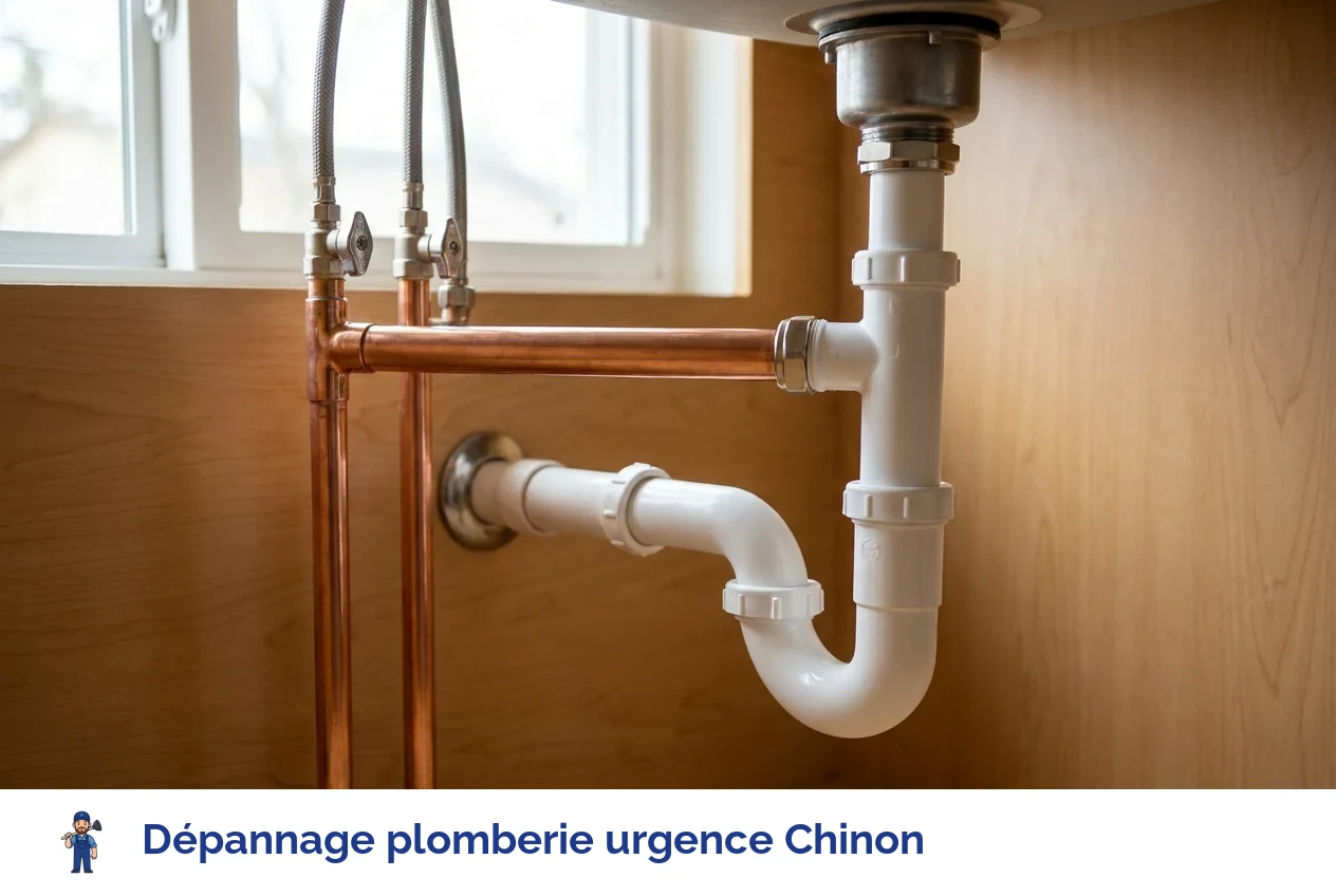 Dépannage plomberie urgence à Chinon