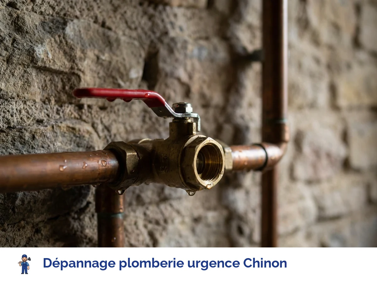 Dépannage plomberie urgence à Chinon