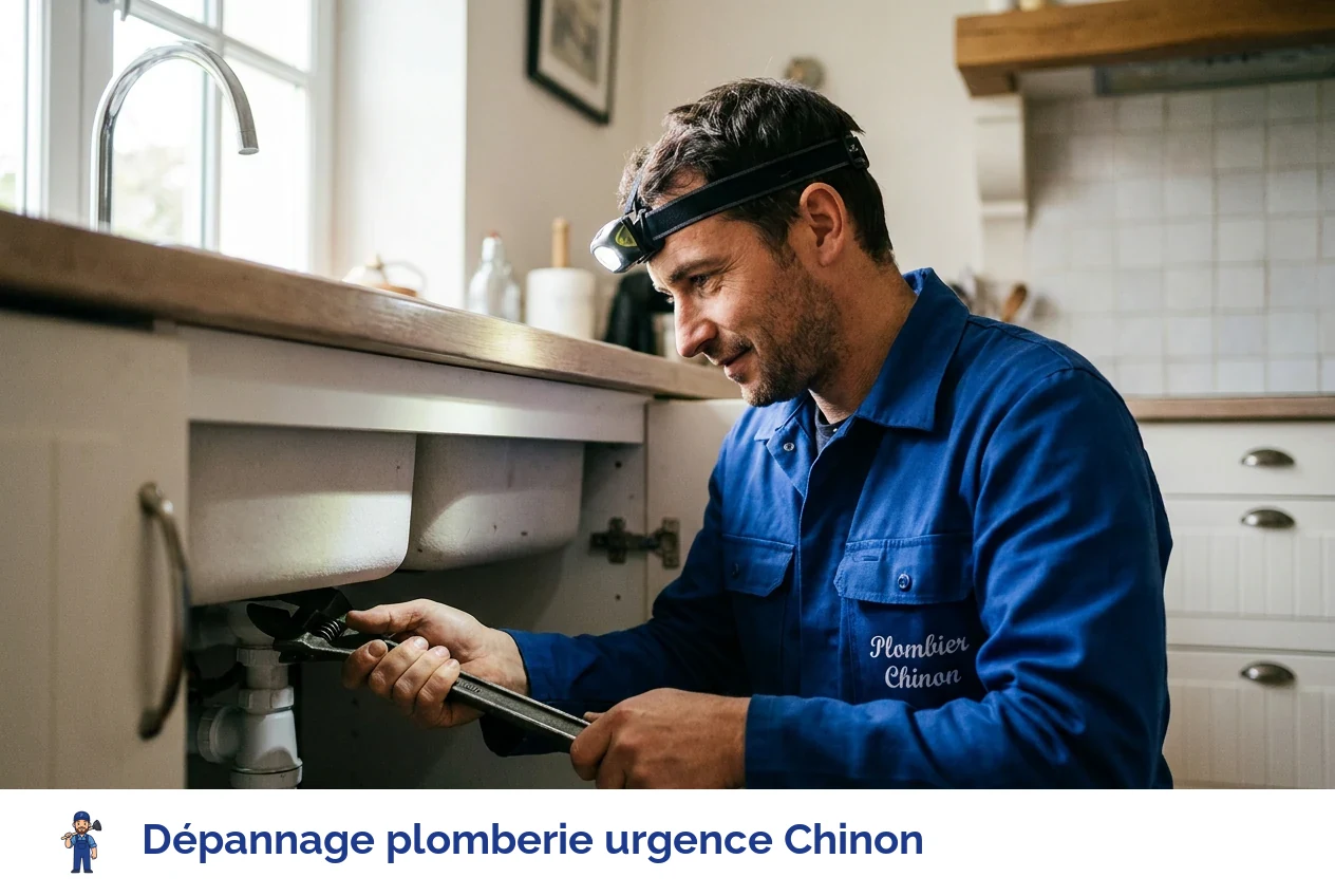 Dépannage plomberie urgence à Chinon