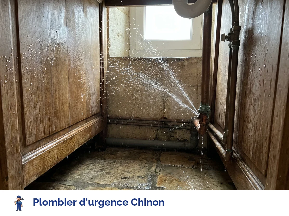 Plombier d'urgence à Chinon