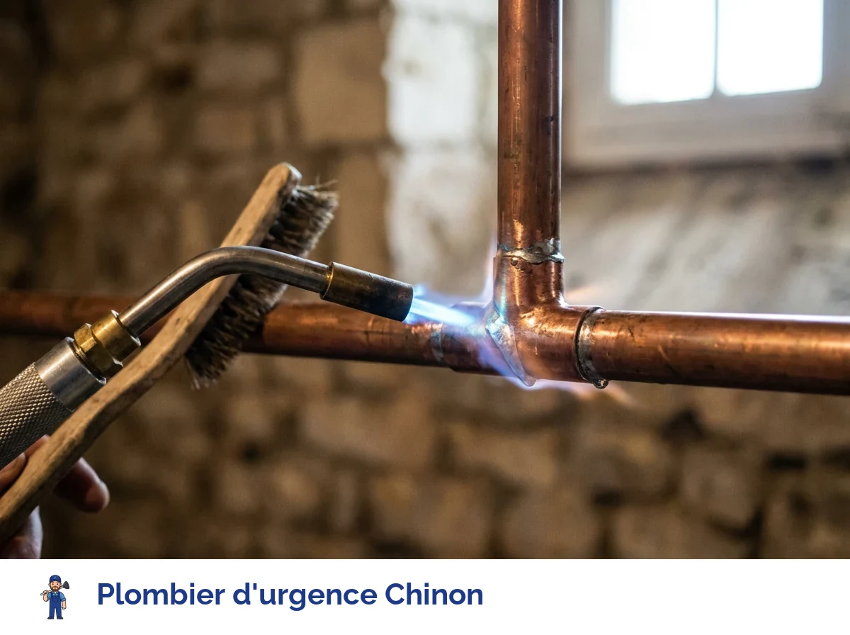 Plombier d'urgence à Chinon