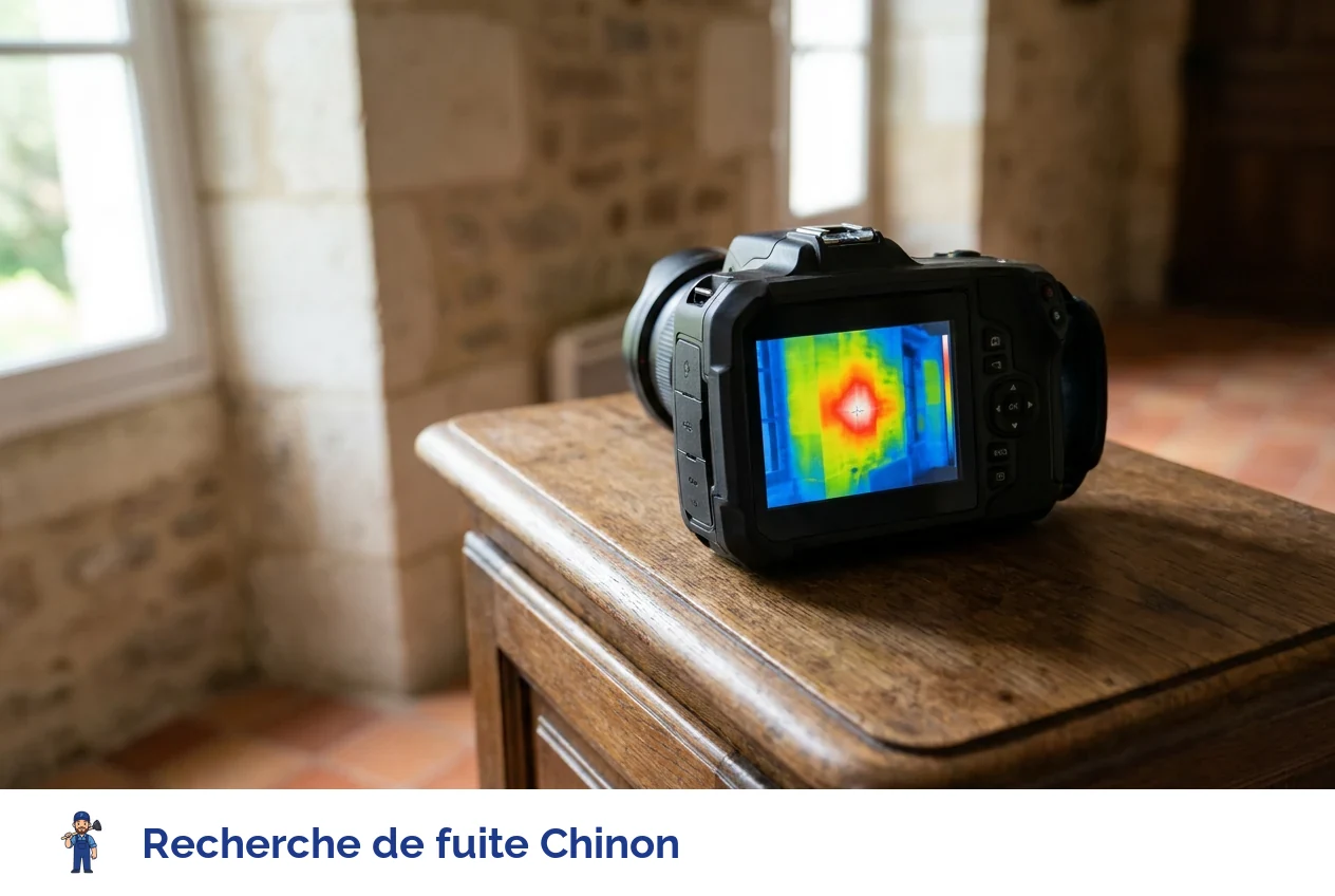 Recherche de fuite à Chinon
