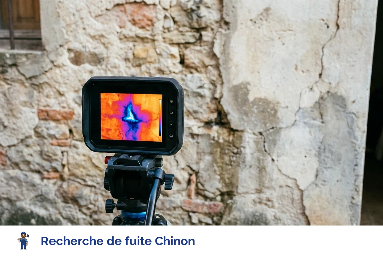 Recherche de fuite à Chinon