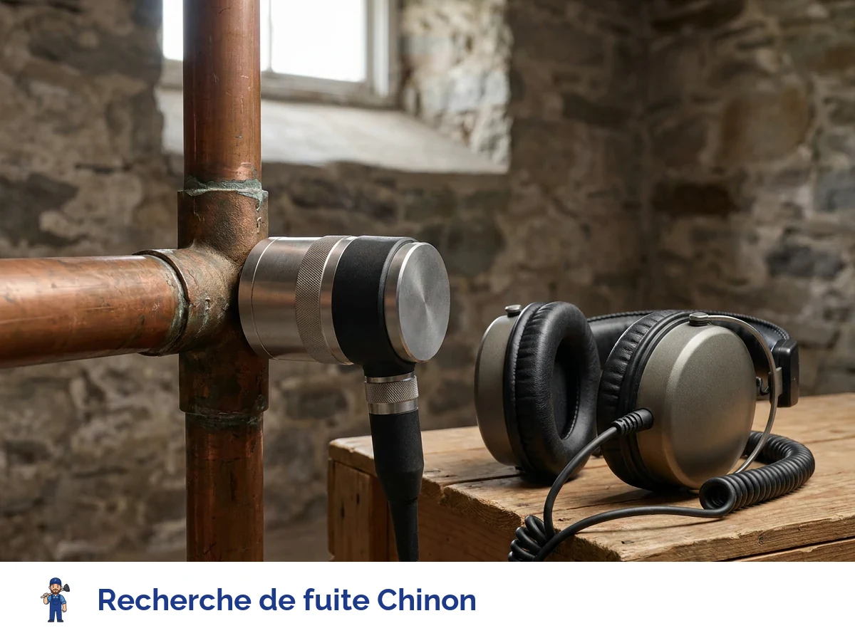 Recherche de fuite à Chinon