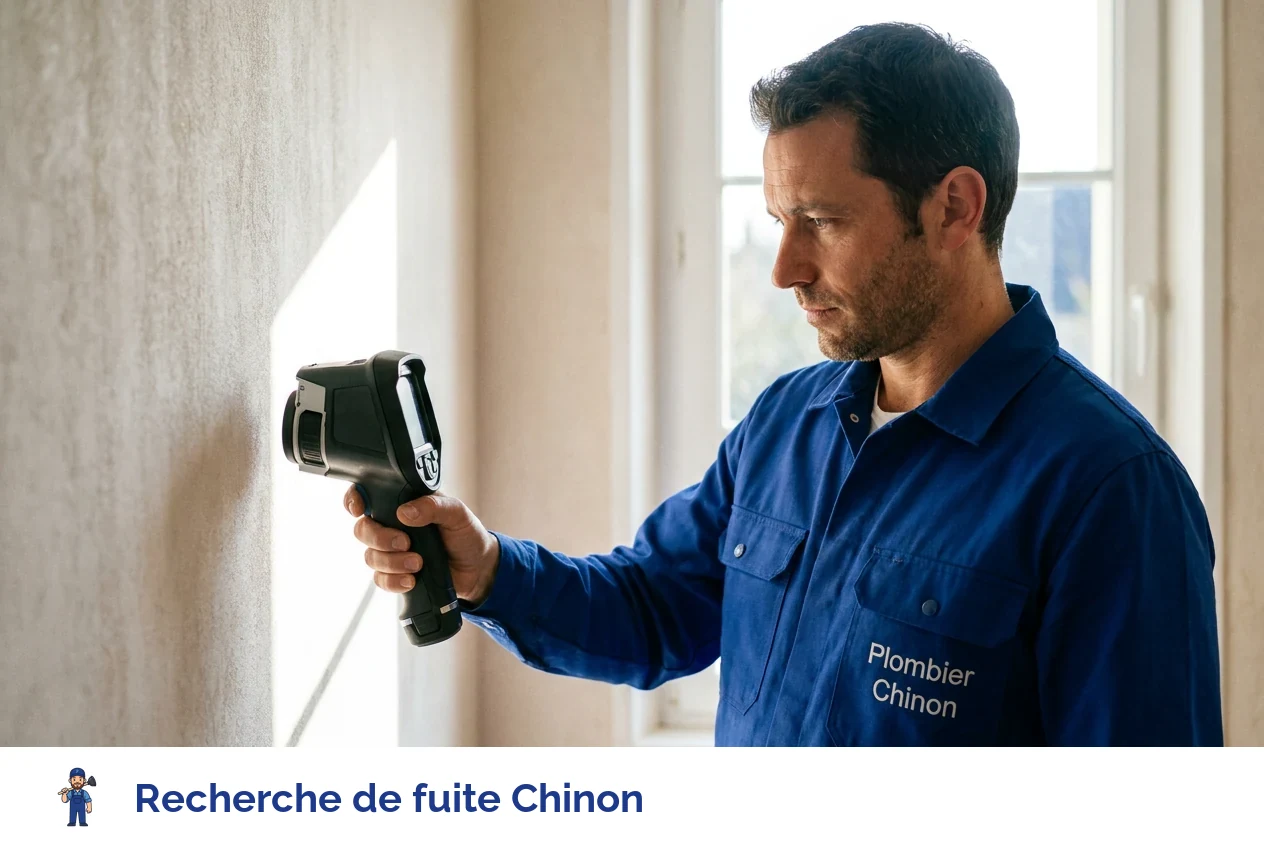 Recherche de fuite à Chinon