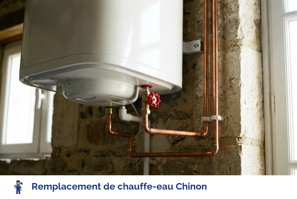 Remplacement de chauffe-eau à Chinon