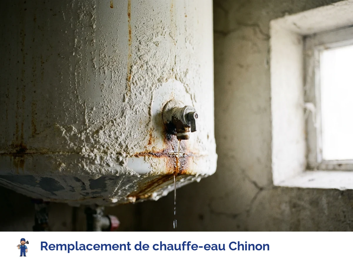 Remplacement de chauffe-eau à Chinon