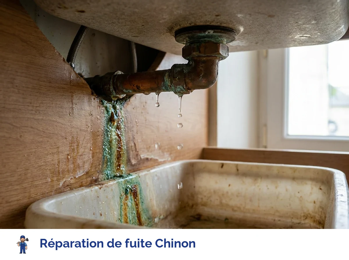 Réparation de fuite à Chinon