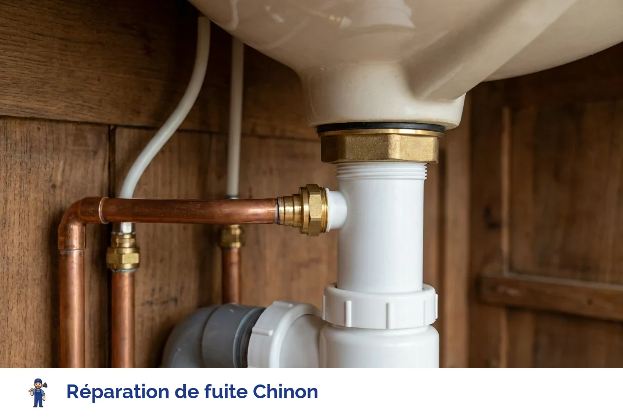 Réparation de fuite à Chinon