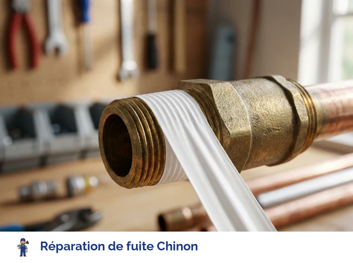 Réparation de fuite à Chinon