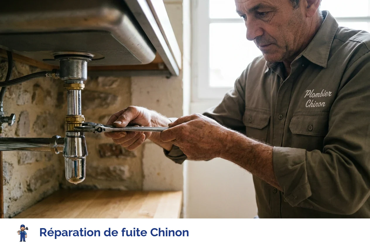 Réparation de fuite à Chinon